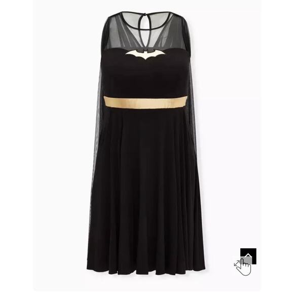 Her Universe DC Comics Wonder Woman Reversible Skater Dress size 1 - Picture 4 of 8